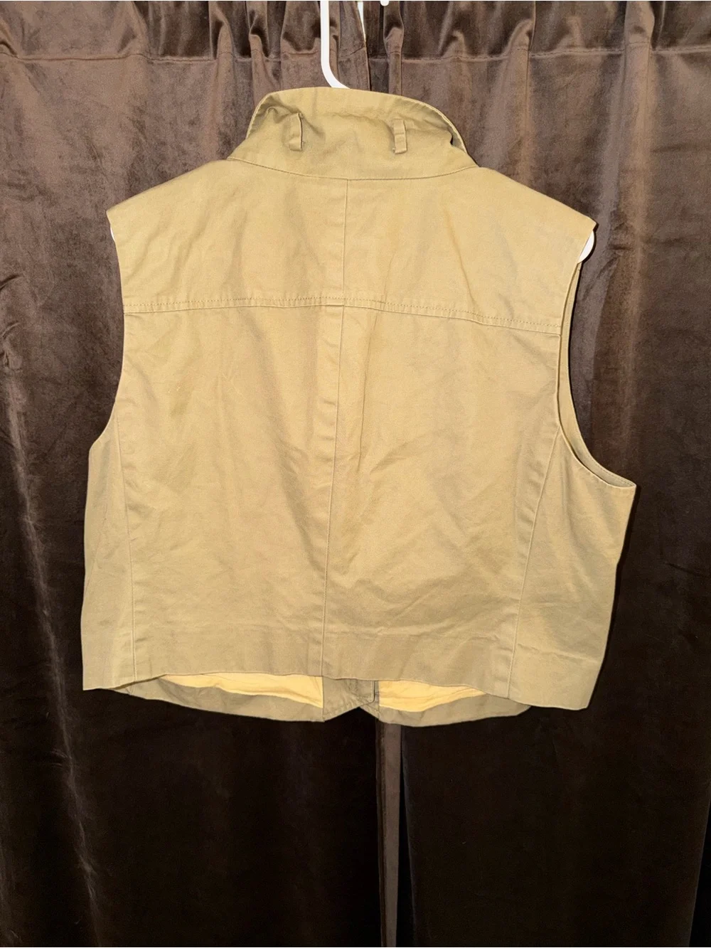 J. Crew Women's Khaki Utility Vest